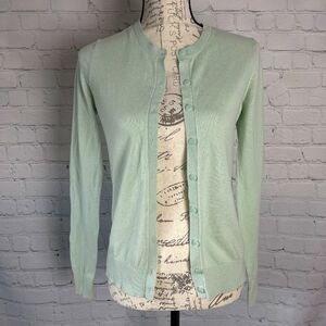 The Loft Outlet Pale Green Cardigan